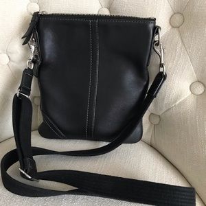Authentic classic COACH cross body bag.